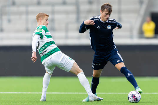 Västerås SKs Daniel Ask och Utsiktens Albin Skoglund