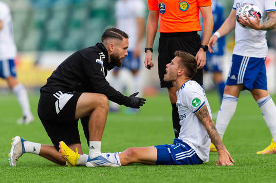 IFK Norrköpings Arnor Traustason har ont