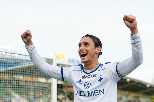 IFK Norrköpings Jonathan Levi jublar