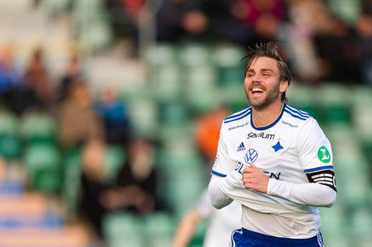 IFK Norrköpings Christoffer Nyman jublar