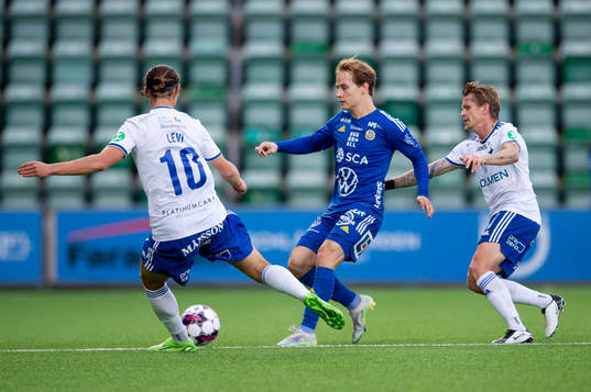 IFK Norrköpings Jonathan Levi och Ari Freyr Skulason