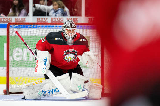 Malmö Redhawks målvakt Adam Werner