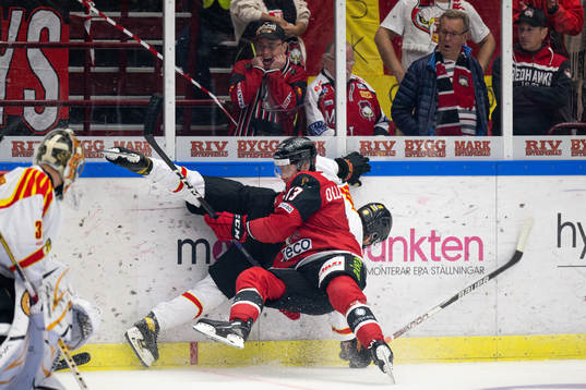 Malmö Redhawks Adam Ollas Mattsson och Brynäs Oscar