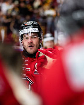 Malmö Redhawks Lance Bouma jublar