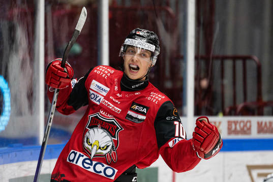 Malmö Redhawks William Von Barnekow jublar