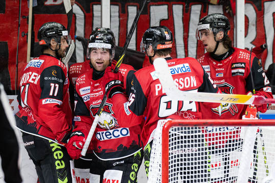 Malmö Redhawks Ponthus Westerholm jublar