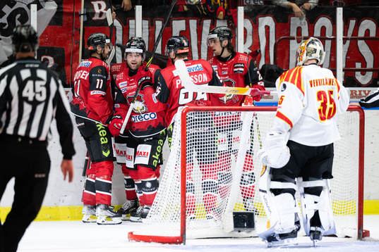Malmö Redhawks Ponthus Westerholm jublar