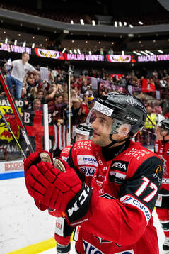 Malmö Redhawks Pathrik Westerholm tackar publiken