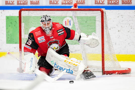 Malmö Redhawks målvakt Adam Werner