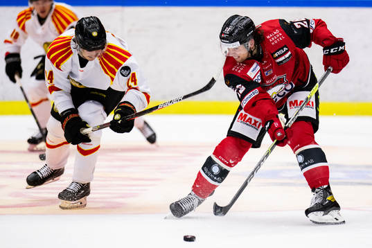 Brynäs Hannes Björninen och Malmö Redhawks Thomas