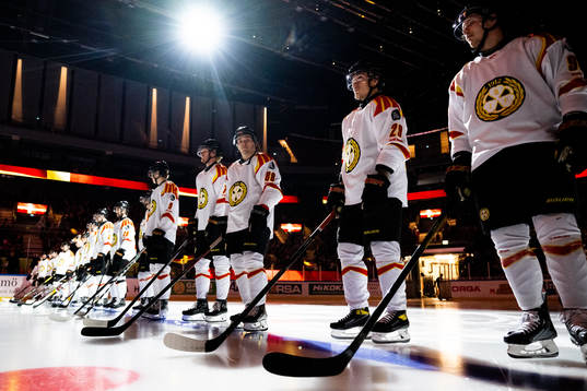 Brynäs Dmytro Timashov och Oscar Birgersson