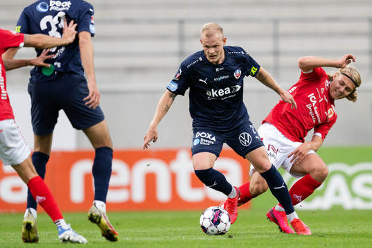 Helsingborgs Philip Rejnhold och Kalmars Sebastian Nanasi