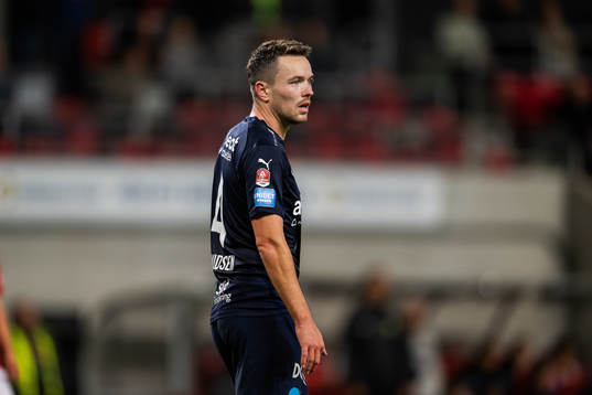Helsingborgs Viljormur Davidsen deppar