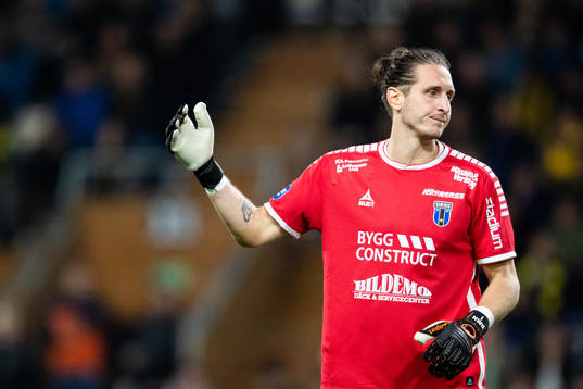 Sirius målvakt David Mitov Nilsson
