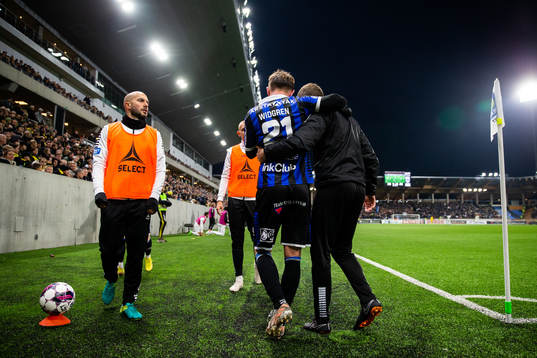 Sirius Dennis Widgren med skada