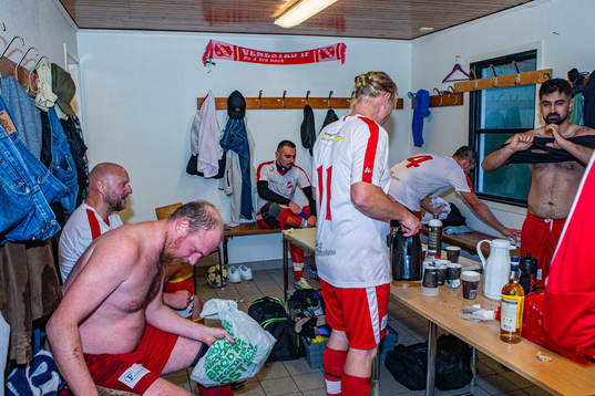 Korv i omklädningsrummet