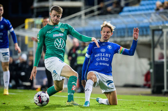 Jönköpings Södras Daniel Ljung och Trelleborgs Johan