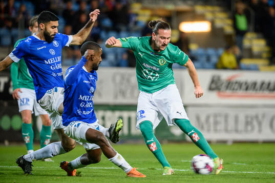 Jönköpings Södras Edin Hamidovic mot Trelleborgs
