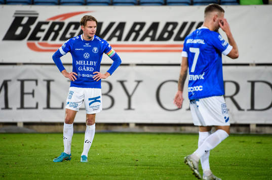 Trelleborgs Johan Blomberg och Petar Petrovic deppar