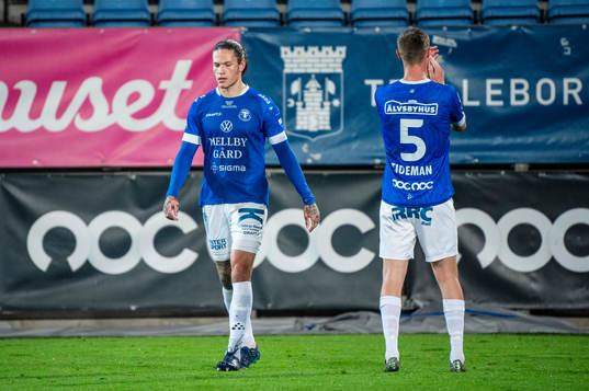 Trelleborgs Isak Jönsson och Anton Tideman  deppar