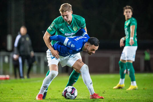 Jönköpings Södras Daniel Hermansson mot Trelleborgs