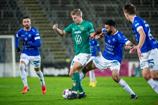 Jönköpings Södras Daniel Hermansson mot Trelleborgs