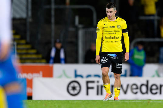 Mjällbys Jesper Gustavsson deppar