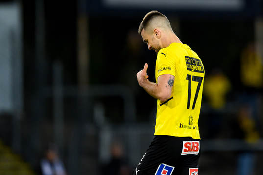 Mjällbys Carlos Moros Gracia deppar