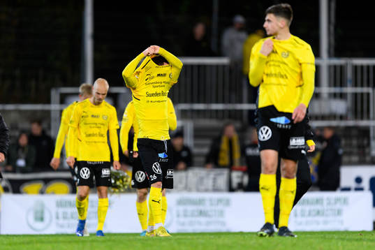 Mjällbys Noah Persson deppar