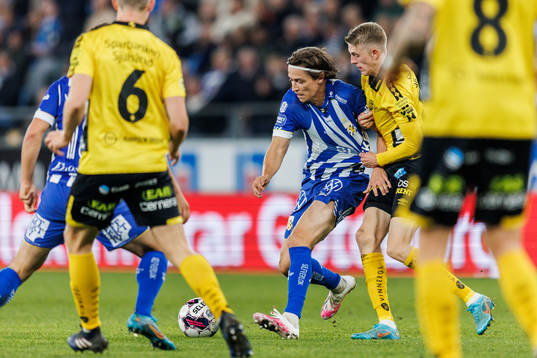 IFK Göteborgs Simon Thern och Elfsborgs Alexander
