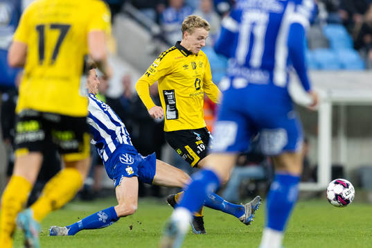 IFK Göteborgs Carl Johansson och Elfsborgs Jeppe Møldrup