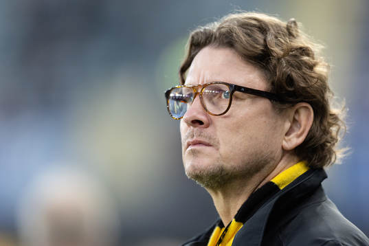 Elfsborgs klubbchef Stefan Andreasson innan fotbollsmatchen