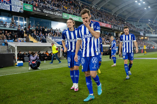 IFK Göteborgs Simon Thern och Emil Salomonsson  innan