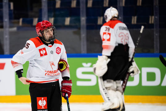Patryk Wronka of Comarch Cracovia looks dejected