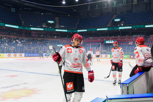 Player of Comarch Cracovia looks dejected
