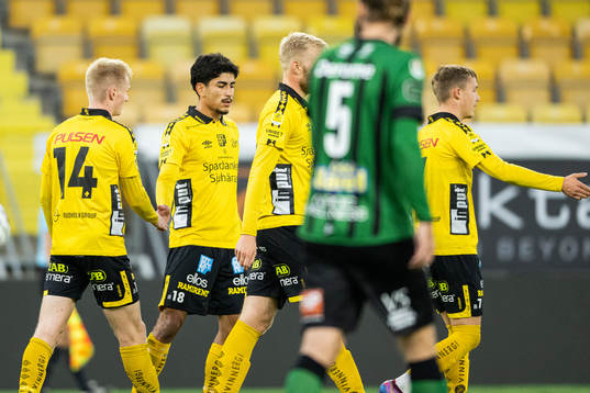 Elfsborgs spelare jublar