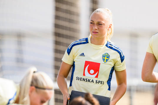 Hanna Bennison of the Swedish women's national football