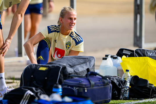 Sofia Jakobsson of the Swedish women's national football