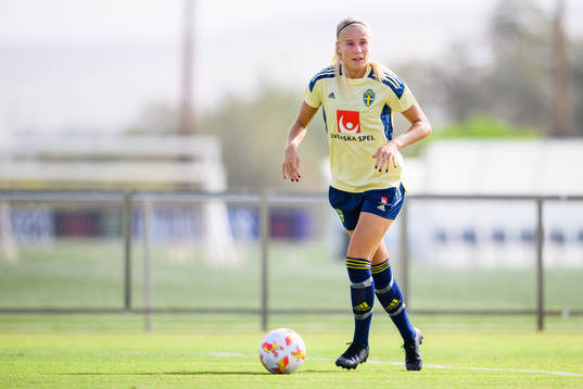 Stina Lennartsson of the Swedish women's national football