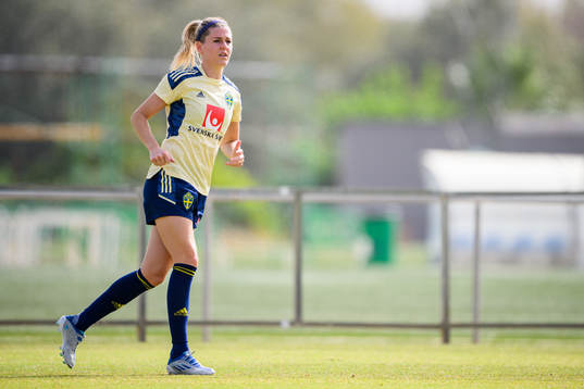 Olivia Schough of the Swedish women's national football