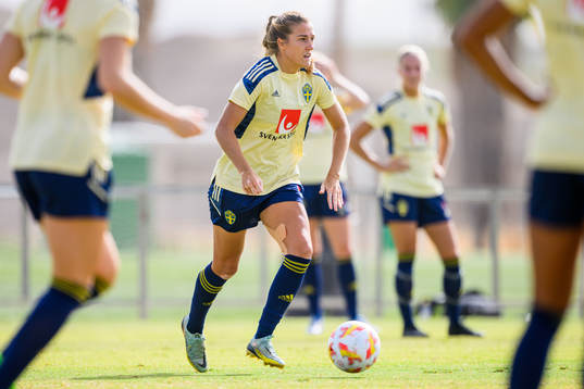 Filippa Angeldahl of the Swedish women's national football