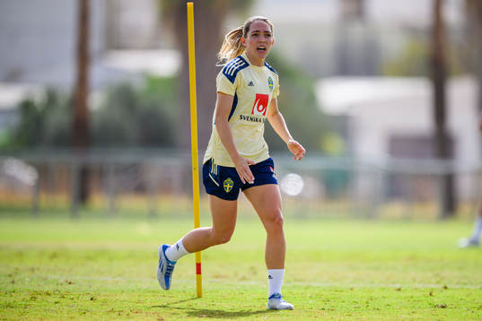 Elin Rubensson of the Swedish women's national football