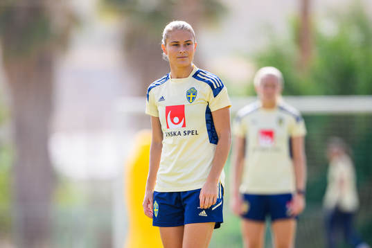 Amanda Nilden of the Swedish women's national football team