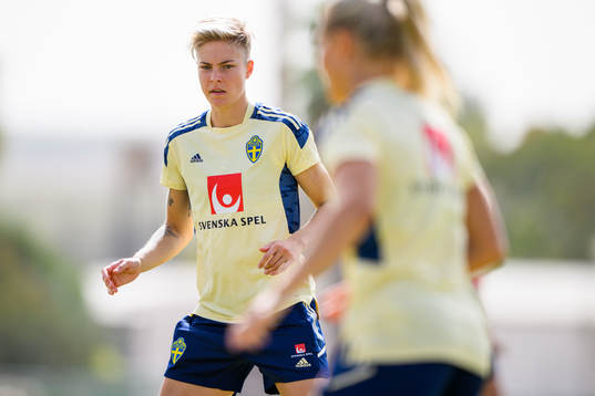 Lina Hurtig of the Swedish women's national football team