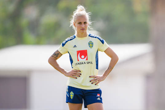 Nathalie Björn of the Swedish women's national football