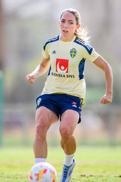 Elin Rubensson of the Swedish women's national football