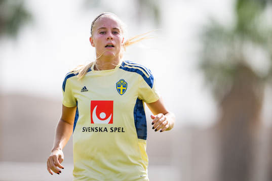 Stina Lennartsson of the Swedish women's national football