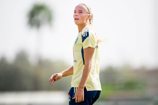Stina Lennartsson of the Swedish women's national football