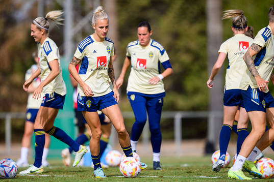 Nathalie Björn of the Swedish women's national football