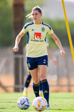 Olivia Schough of the Swedish women's national football